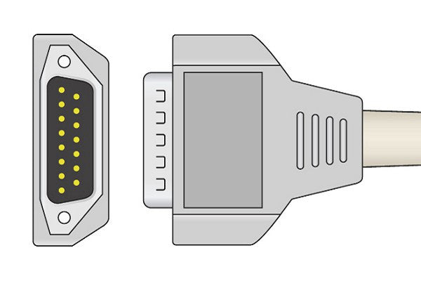 GE Healthcare > Marquette Compatible EKG Trunk Cable Fashion