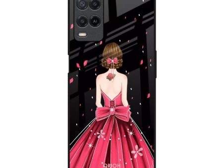 Fashion Princess Glass Case for Realme 8 Online Sale