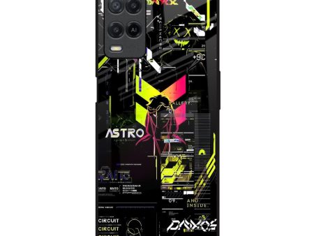 Astro Glitch Glass Case for Realme 8 For Discount