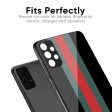 Vertical Stripes Glass Case for Realme 8 Hot on Sale