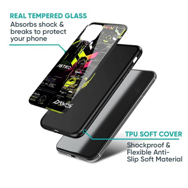 Astro Glitch Glass Case for Realme 8 For Discount