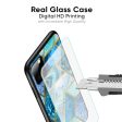 Turquoise Geometrical Marble Glass Case for Realme 8 Online now