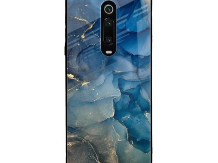 Blue Cool Marble Glass Case for Xiaomi Redmi K20 For Discount