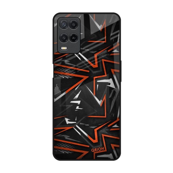 Vector Art Glass Case for Realme 8 on Sale