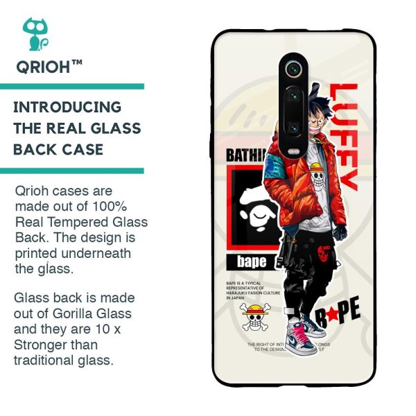 Bape Luffy Glass Case for Xiaomi Redmi K20 For Sale