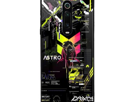 Astro Glitch Glass Case for Xiaomi Redmi K20 Hot on Sale