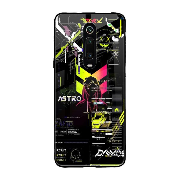 Astro Glitch Glass Case for Xiaomi Redmi K20 Hot on Sale