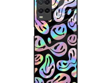 Acid Smile Glass Case for Realme 8 Online Hot Sale