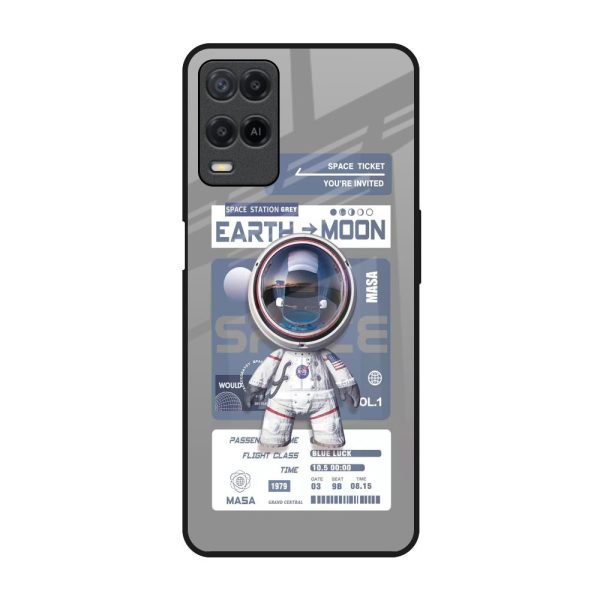 Space Flight Pass Glass Case for Realme 8 Sale