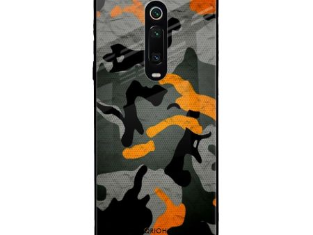 Camouflage Orange Glass Case For Xiaomi Redmi K20 Hot on Sale