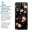 Black Spring Floral Glass Case for Realme 8 Cheap