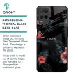 Tropical Art Flower Glass Case for Realme 8 For Sale