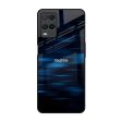 Blue Rough Abstract Glass Case for Realme 8 For Discount