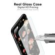 Black Spring Floral Glass Case for Realme 8 Cheap