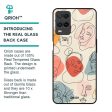 Abstract Faces Glass Case for Realme 8 For Cheap