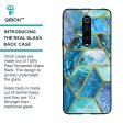 Turquoise Geometrical Marble Glass Case for Xiaomi Redmi K20 Online