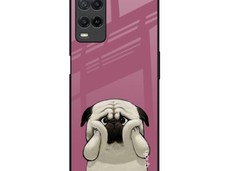 Funny Pug Face Glass Case For Realme 8 Online Hot Sale