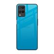 Blue Aqua Glass Case for Realme 8 For Discount