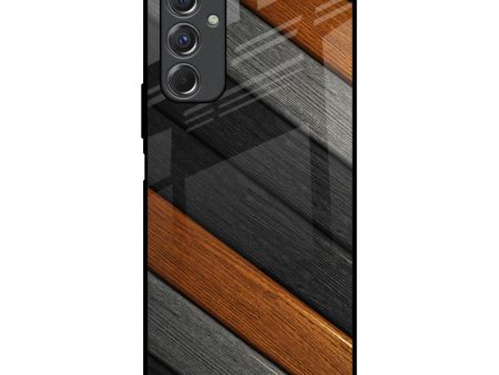 Tri Color Wood Glass Case for Samsung Galaxy F34 5G Sale