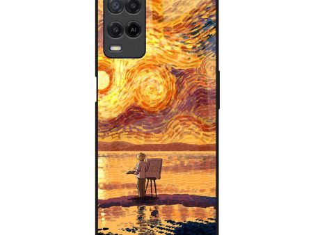 Sunset Vincent Glass Case for Realme 8 For Cheap