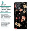 Black Spring Floral Glass Case for Redmi K50i 5G Sale