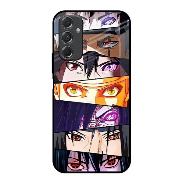 Anime Eyes Glass Case for Samsung Galaxy F34 5G For Discount