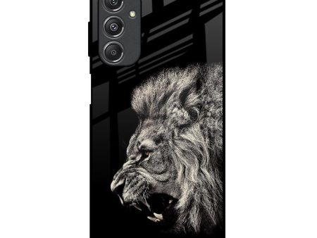 Brave Lion Glass Case for Samsung Galaxy M34 5G Sale