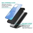 Vibrant Blue Texture Glass Case for Nothing Phone 2a Plus Fashion