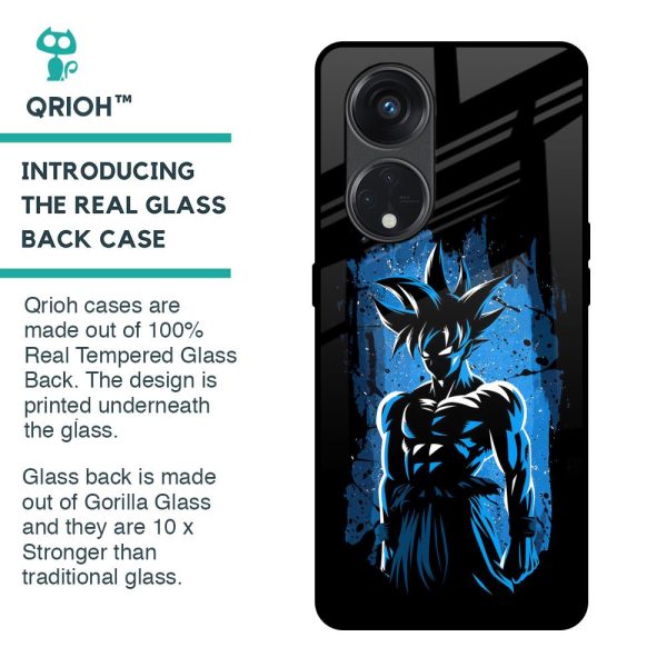 Splatter Instinct Glass Case for Oppo Reno8T 5G Fashion