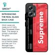 Supreme Ticket Glass Case for Redmi K50i 5G Fashion