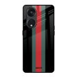 Vertical Stripes Glass Case for Oppo Reno8T 5G For Cheap