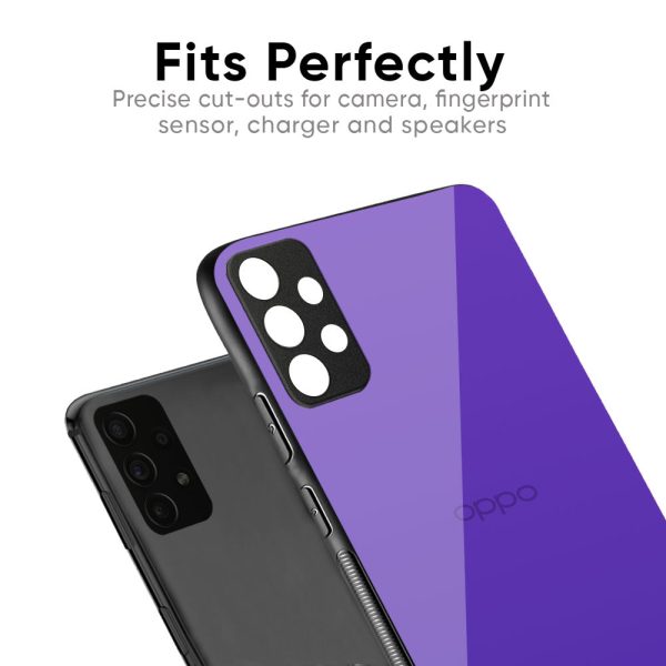 Amethyst Purple Glass Case for Oppo A96 For Cheap