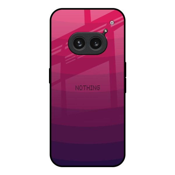 Wavy Pink Pattern Glass Case for Nothing Phone 2a 5G on Sale