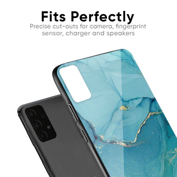 Blue Golden Glitter Glass Case for Xiaomi Redmi K20 Online