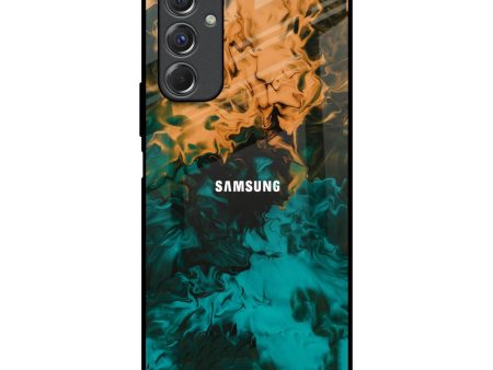 Watercolor Wave Glass Case for Samsung Galaxy F34 5G Sale