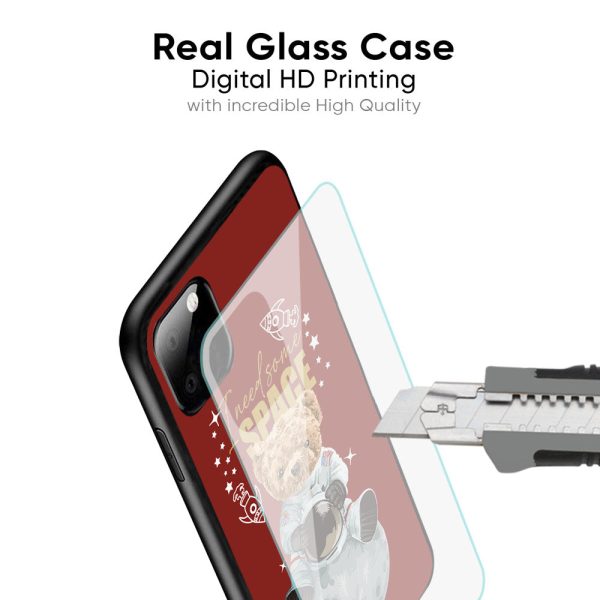 Astronaut Bear Glass Case for Redmi K50i 5G Online now