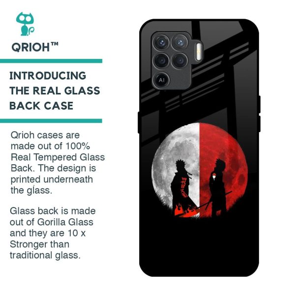 Anime Red Moon Glass Case for Oppo F19 Pro For Discount