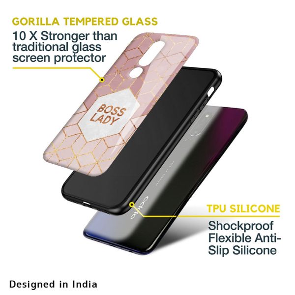 Boss Lady Glass Case for Oppo A36 Online