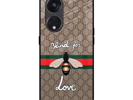 Blind For Love Glass Case for Oppo Reno8T 5G Hot on Sale