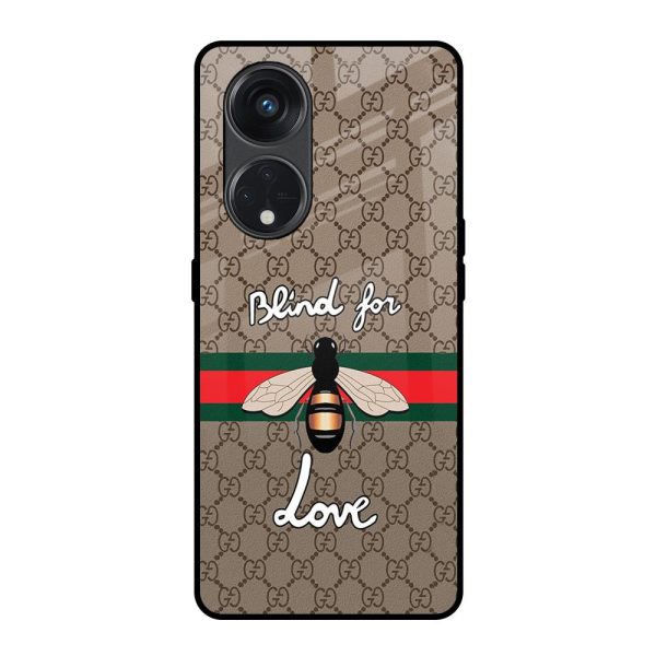 Blind For Love Glass Case for Oppo Reno8T 5G Hot on Sale