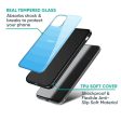 Wavy Blue Pattern Glass Case for Redmi K50i 5G Online