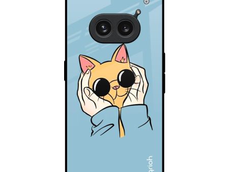 Adorable Cute Kitty Glass Case For Nothing Phone 2a 5G Discount