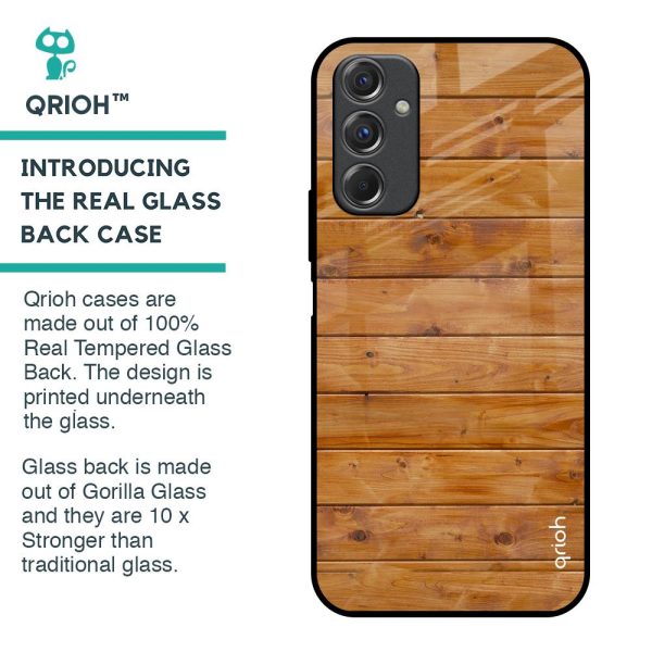 Timberwood Glass Case for Samsung Galaxy F34 5G For Sale