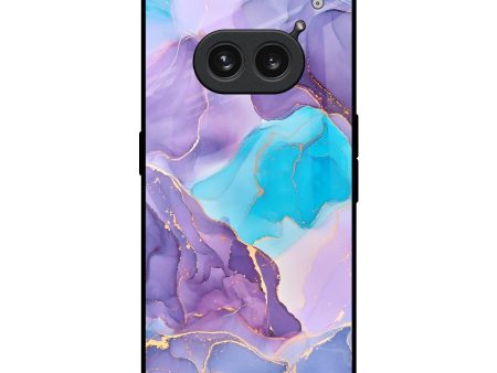 Alcohol ink Marble Glass Case for Nothing Phone 2a 5G Online Sale