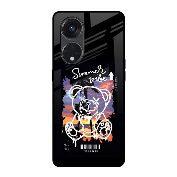 Summer Vibe Glass Case for Oppo Reno8T 5G Sale