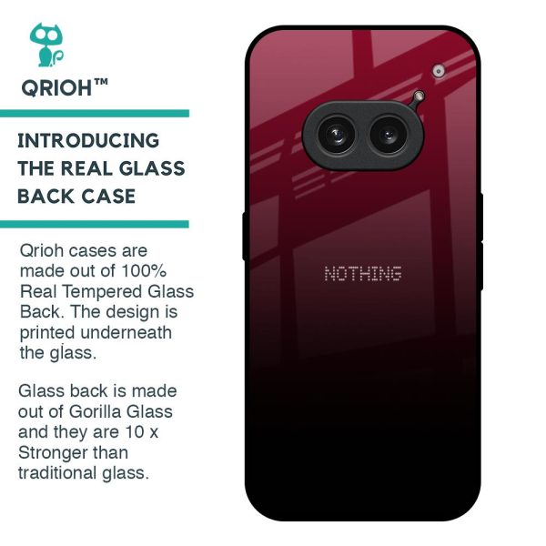 Wine Red Glass Case For Nothing Phone 2a Plus Online