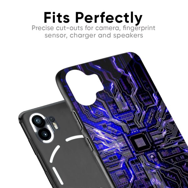 Techno Color Pattern Glass Case For Nothing Phone 2a Plus Sale