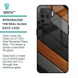 Tri Color Wood Glass Case for Oppo F19 Pro For Discount