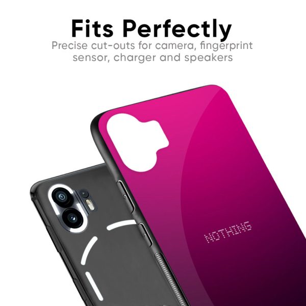 Purple Ombre Pattern Glass Case for Nothing Phone 2a 5G Online now