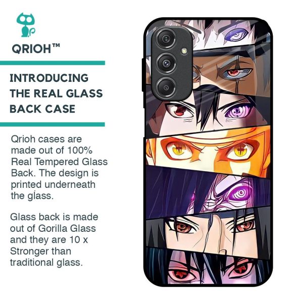 Anime Eyes Glass Case for Samsung Galaxy M34 5G on Sale